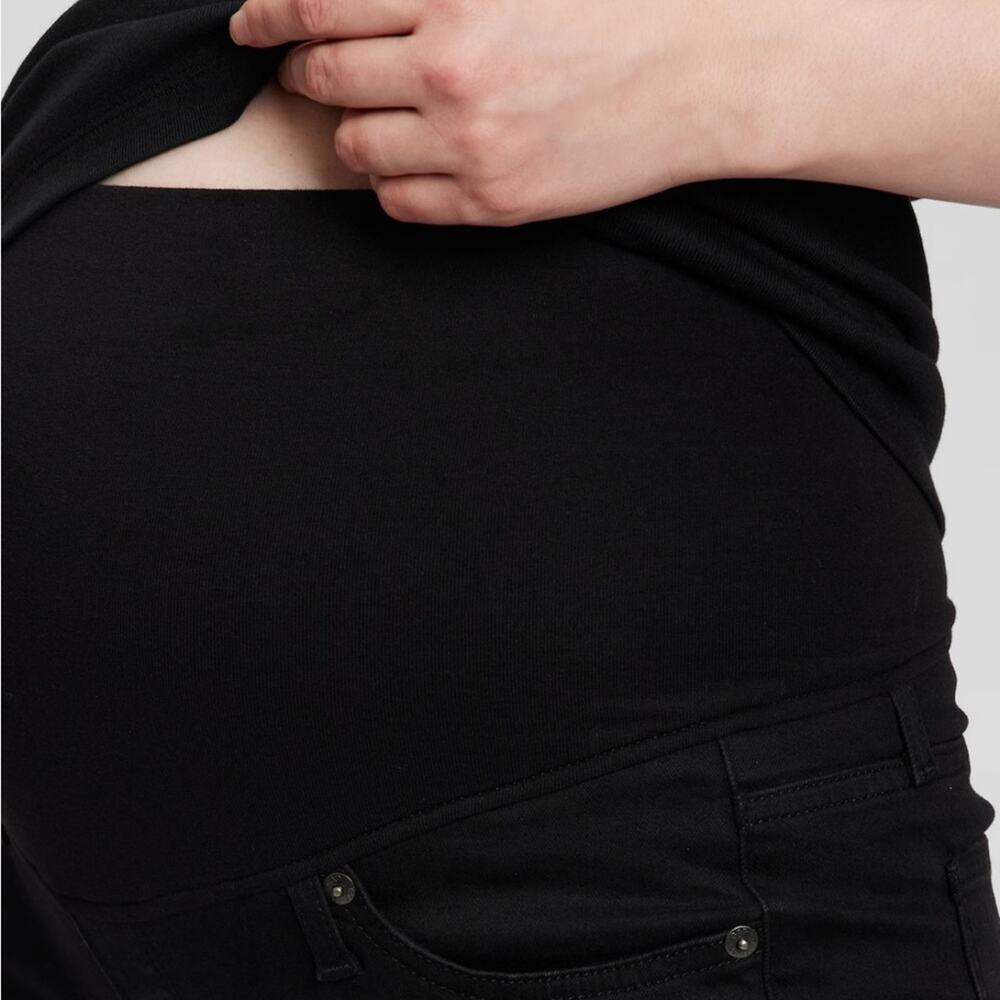 GAP Full Panel Maternity Black Skinny Jeans - Picture 2 of 6